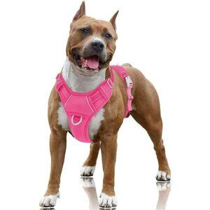 No Pull Dog Harness Large Step in Reflective Dog Harness with Front Clip